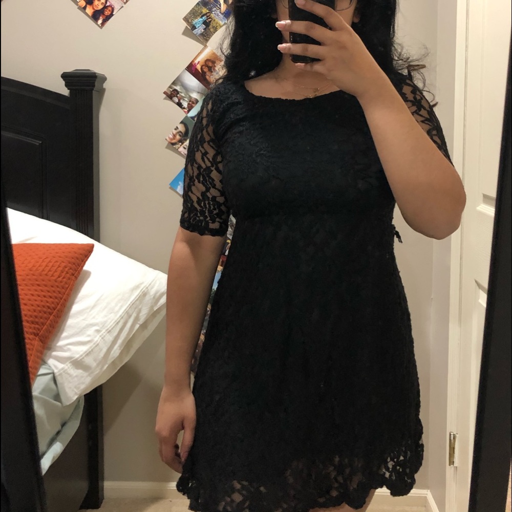Black Lace Dress